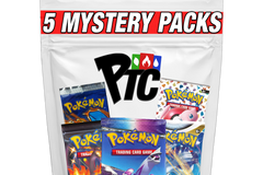 Premier Packs - 5 Pokémon Mystery Booster Packs (1995-2024)