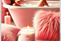 The Beauty Gods Vanilla Jasmine + Peach Soy Candle Set