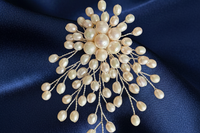 A pearl is a living jewelry. Handcrafted freshwater pearl brooch pendant. The 2025 trend for unique style. Say yes to one of a kind.