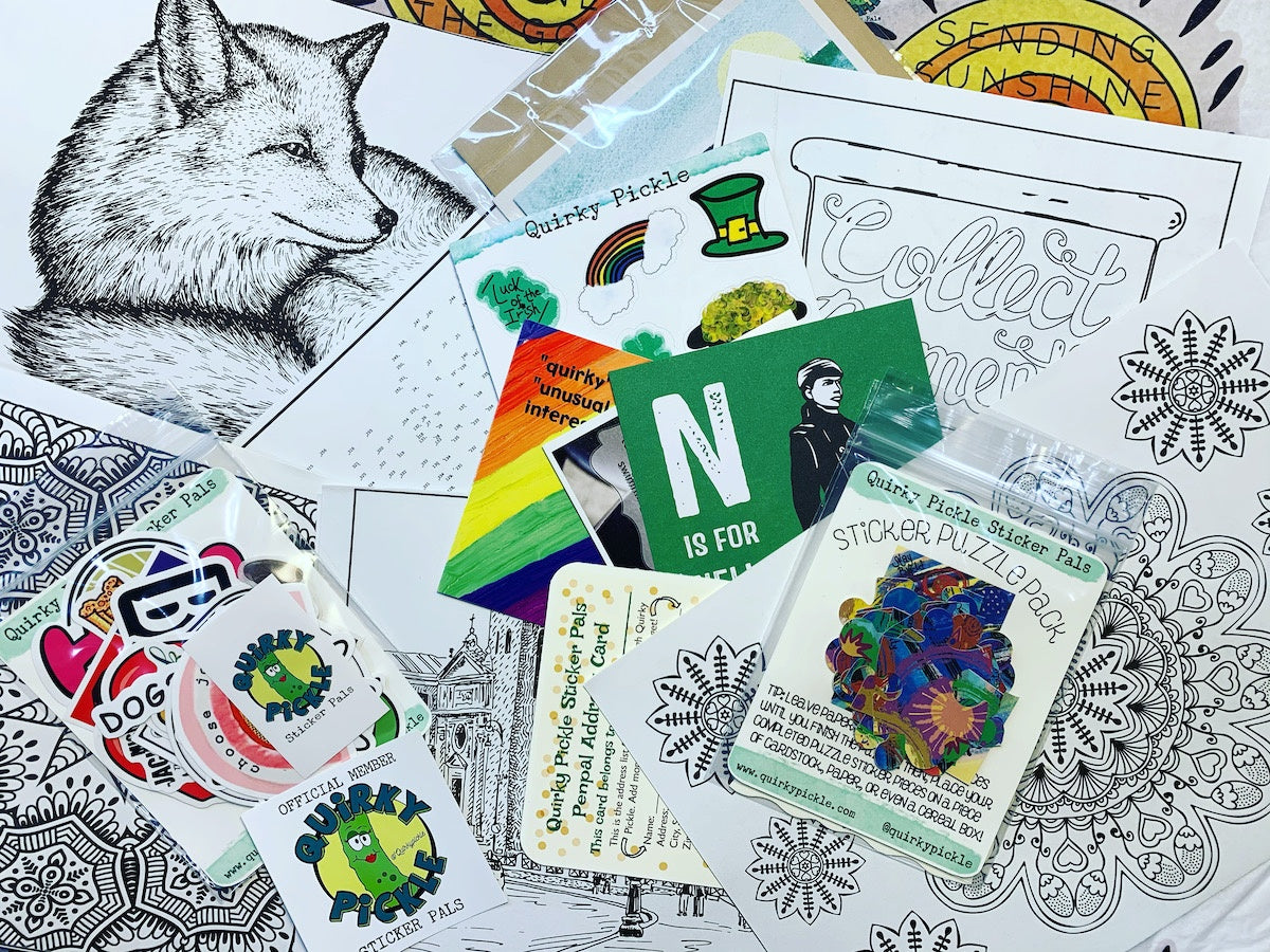 Quirky Pickle Sticker Pals Basic Kit-of-the-Month (one time, no subscription)