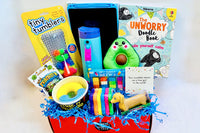 •Elemental Bottle
•Unnworry Book
•Tiny Tumblers
•LCD Tablet
•Felt Popper
•Scented Erasers
•Needoh 
•DIY Ball 
•MadMattr
•Stretchy Daschund