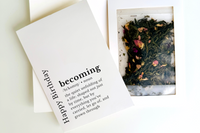 Birthday Greeting Card with Loose Leaf Tea by Aura Herbal Teas