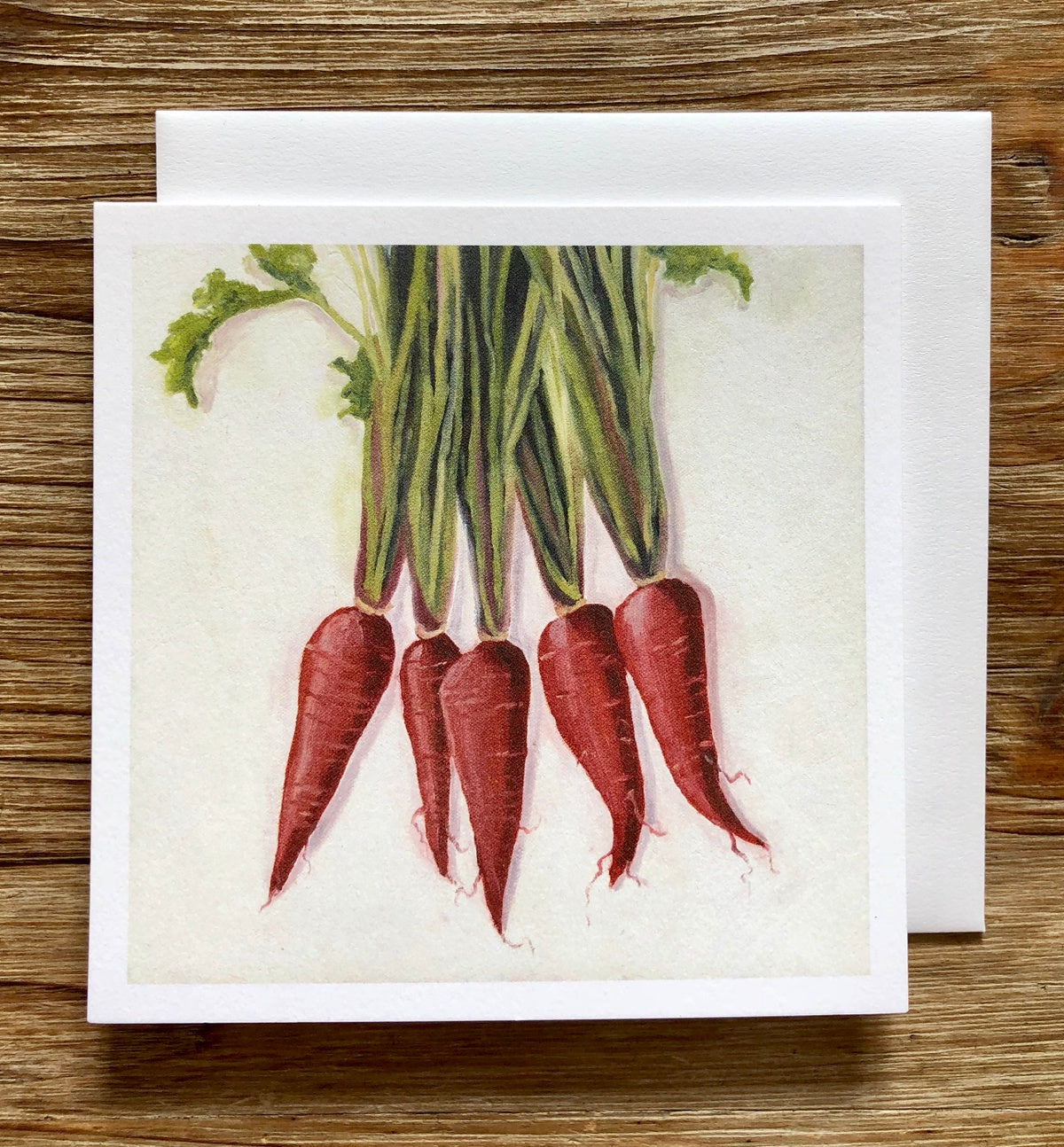 Purple Carrots Any Occasion Card