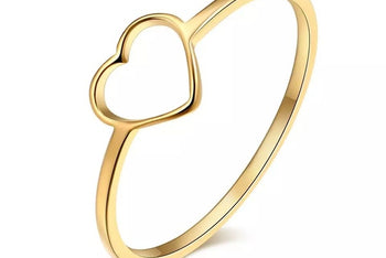 I LOVE YOU ♡ Stainless Steel Minimalist Ring GIFT