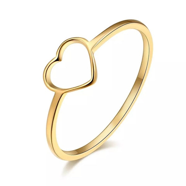 I LOVE YOU ♡ Stainless Steel Minimalist Ring GIFT