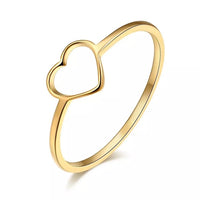 I LOVE YOU ♡ Stainless Steel Minimalist Ring GIFT