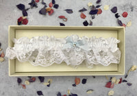 Lace and Satin Wedding Garter