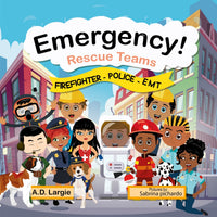 Emergency Rescue Teams: Firefighter, Police, EMT For Kids