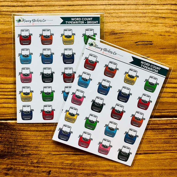 Word Count Stickers - Cratejoy