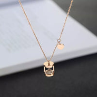 HOURGLASS AAA Cubic Zirconia Tarnish free Necklace