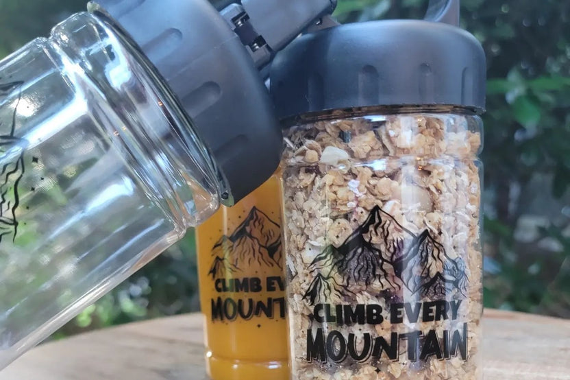 Sound of Music Broadway Musical inspired Snack Cup, Water Bottle, Hiking Container - Climb Every Mountain