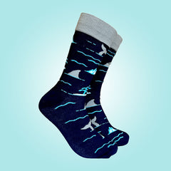 Whale Watching Sock - Men's