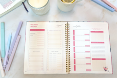 Christian journal planner subscription meal planner habit tracker wellness tracker sleep tracker mood tracker exercise tracker 