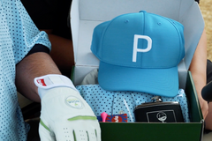 one of our customers and his son are unboxing an Inside The Leather Golf subscription box featured on Cratejoy. The perfect Gif!