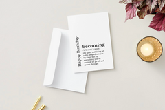 Birthday Greeting Card with Loose Leaf Tea by Aura Herbal Teas