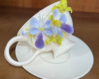 Dreamcloud Modern Floral Ceramic Tea and Coffee Set