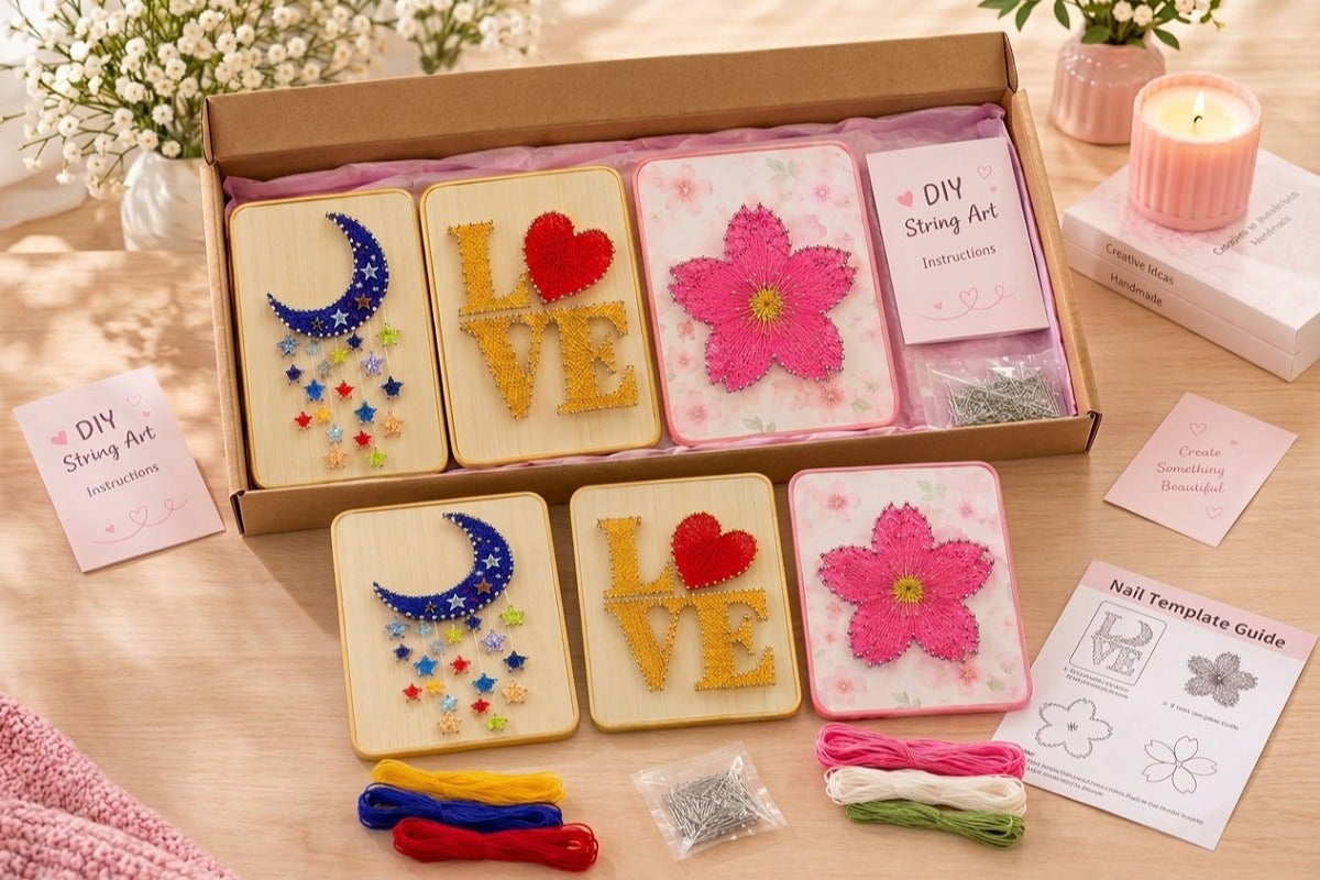 Wizardi String Art Subscription Box: 3 Surprise DIY Kits Every Month