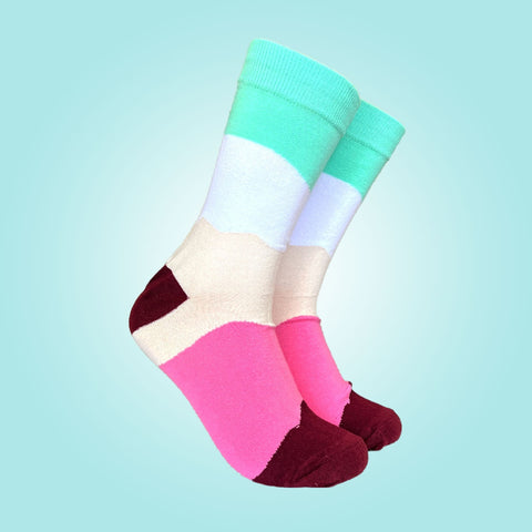 Neapolitan Bars Sock - Women's