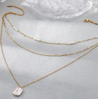 RÁN ♡Layered Stainless Steel Necklace