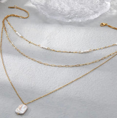 RÁN ♡Layered Stainless Steel Necklace