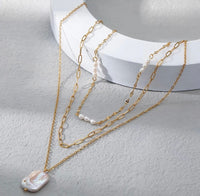RÁN ♡Layered Stainless Steel Necklace