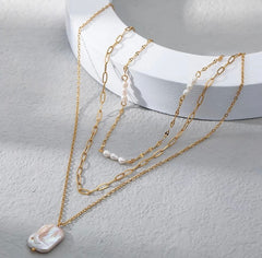 RÁN ♡Layered Stainless Steel Necklace