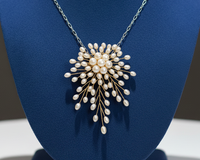 Dreamcloud handcrafted freshwater pearl brooch and pendant jewelry Gift Box