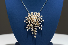 A pearl is a living jewelry. Handcrafted freshwater pearl brooch pendant. The 2025 trend for unique style. Say yes to one of a kind.