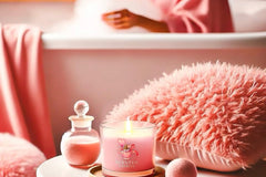The Beauty Gods Vanilla Jasmine + Peach Soy Candle Set