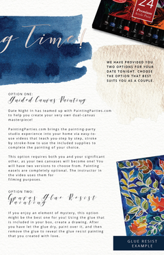 PREMIUM Date Night In Box "Painted With Love"