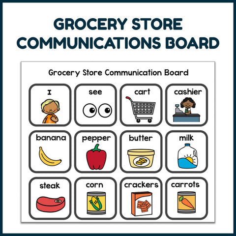 Grocery Store Communications Board