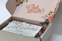 Greek-Box.com ships each package to your favorite sorority student with a description card, custom printed box and packed FULL of goodies!