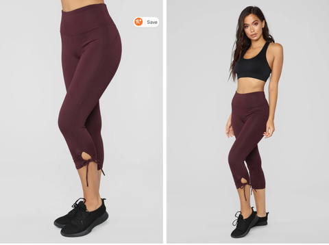 Grape Wine High Performance Leggings
