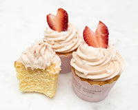 Lemon Cupcakes With Strawberry Buttercream - DIY Baking Kit by CrumbleCrate