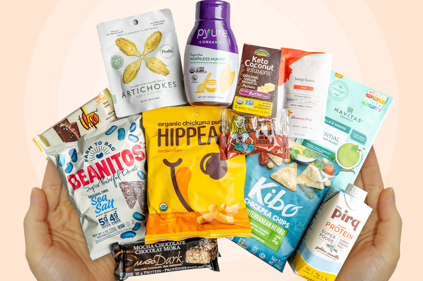 Vegancuts Monthly Snack Box Open the Door to sweet & savory vegan snacks from the longest standing vegan subscription company