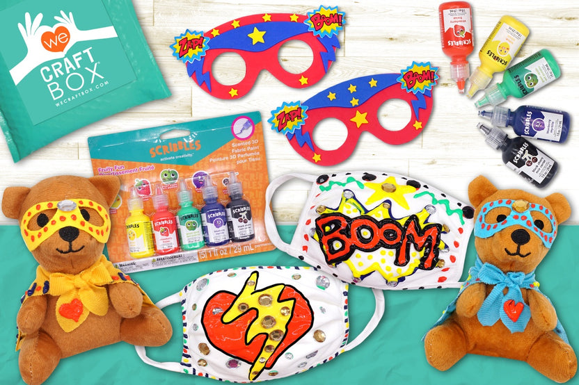 Super Hero DIY Face Mask Kit