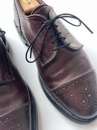 Austin Phillips Wing Tip, Dark Brown (Size 11 M)