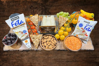First Month's selection of carefully crated feta cheeses will delight you with the variety of textures and flavors they will provide.