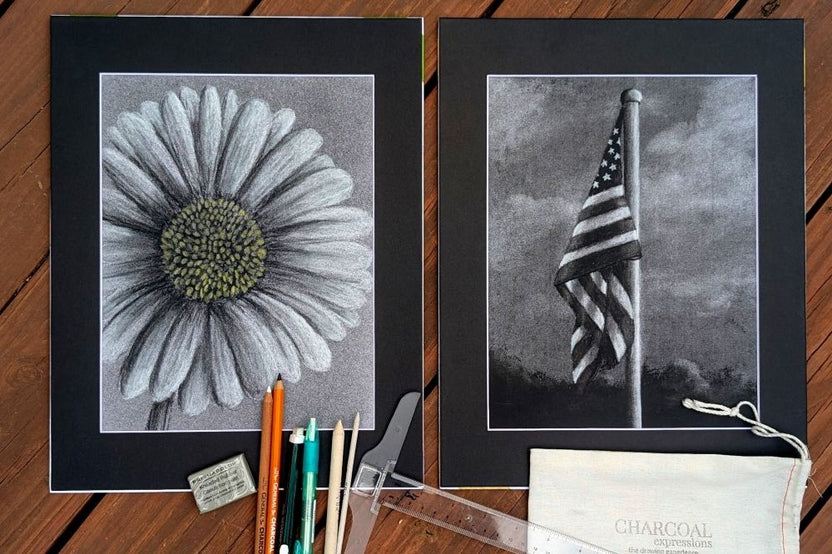 Our June 2026 Art Box, will include the drawings, Oopsie Daisy and Stars and Stripes.  Come and get dirty with us and create.