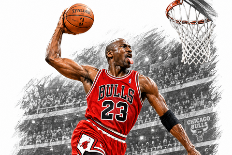 Basketball Legends Poster Subscription | 20 A3 Prints Monthly