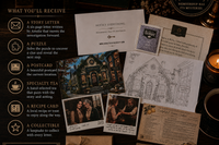 Cozy Mystery Letter Snail Mail Subscription | Monthly Story Letters , Book Lovers Gift,  |Secret Sleuth Society, The Librarian's Secret