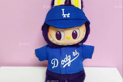 2piece sports dodgers clothing for your Labubu doll. Includes hat and shirt. Labubu doll not included