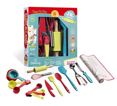 Baketivity 31 Piece Kids Cooking and Baking Set with Recipe Cards