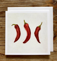 Three Chili Peppers Any Occasion Card