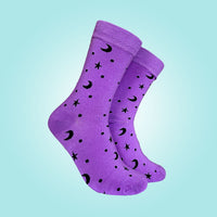 Stars And Moons Sock - Women's