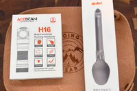 A few examples of items you might find in the EDC Club:
- Nextool Titanium Spork
- Acebeam H16 High Powered Flashlight