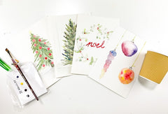 Christmas Theme Watercolor Art Kit
