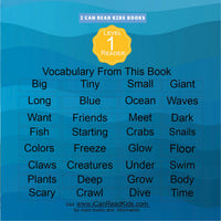 In The Ocean: I Can Read Books Level 1 (I Can Read Kids Books Book 3)