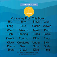 In The Ocean: I Can Read Books Level 1 (I Can Read Kids Books Book 3)