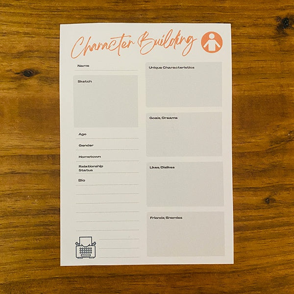 Character Building Notepad
